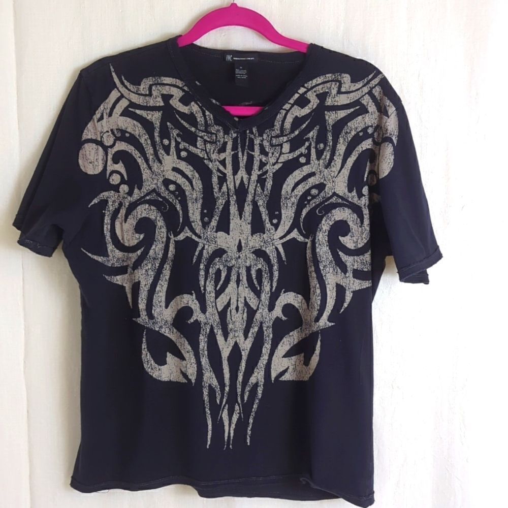 INC International Concepts Graphic Tee Shirt Size Medium